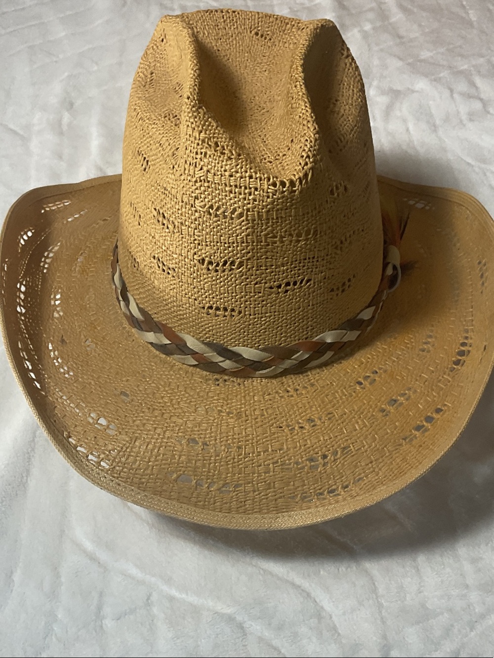 Vintage smithbilt straw cowboy hat